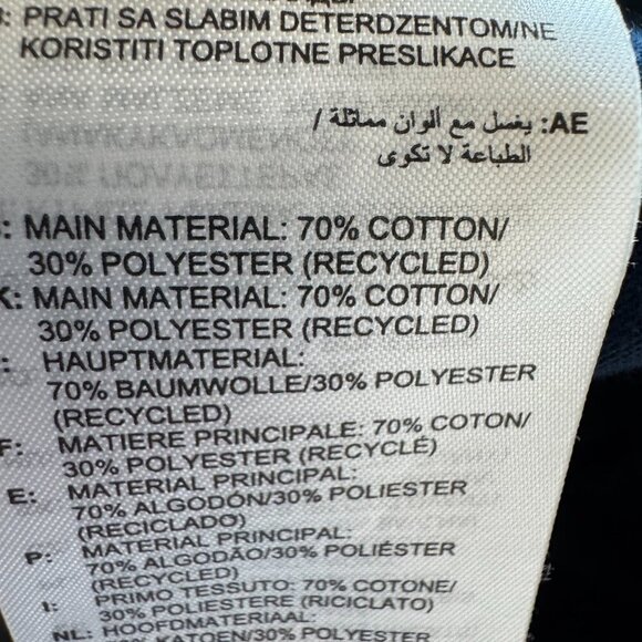 Adidas men's navy essential 100% cotton logo joggers size medium - Picture 12 of 12